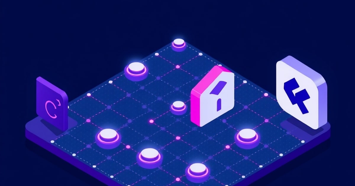 Isometric password manager vault with three doors representing competing privacy-focused password management solutions