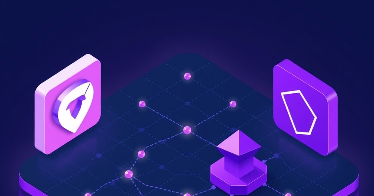 Isometric split-screen comparison showing three VPN tunnel pathways representing encryption and privacy routing